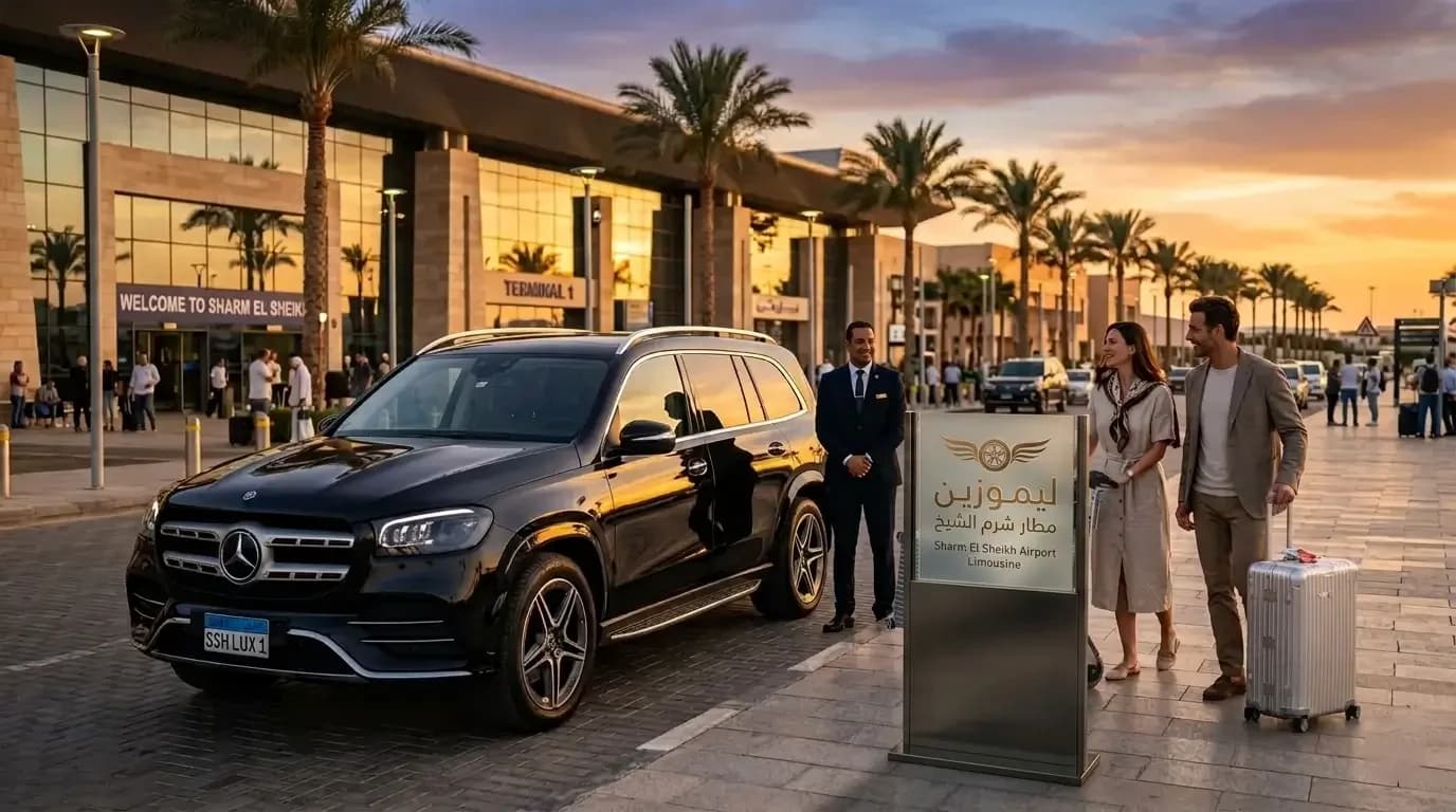 ليموزين مطار شرم الشيخ تجربة سفر فاخرة وسلسة من المطار